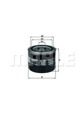 Купить запчасть MAHLE - OC230 Фильтр масляный MZ 323,626 1,0-2,0 89-; NI Primera P11/P12/Almera II 1,5-2,0 96-