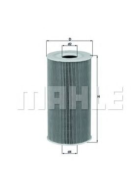 Купить запчасть MAHLE - OX126D Фильтр масляный BMW E36 325TD/TDS, E39 525TD/TDS, E38 725TDS; OP Omega B 2,5TD;