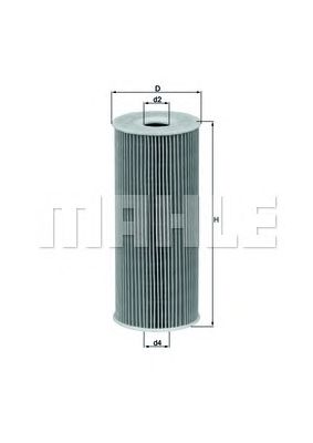 Купить запчасть MAHLE - OX143D Фильтр масляный AU A4, A6(C5); VW Bora, Golf IV 1,9TDI, Passat(B5), Sharan, Polo; SK Octavia;