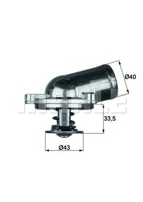 Купить запчасть MAHLE - TI2287 Термостат SS Korando 97-07, Musso 96-; DW Musso 99-02;;MB C/E-Class 93-00;