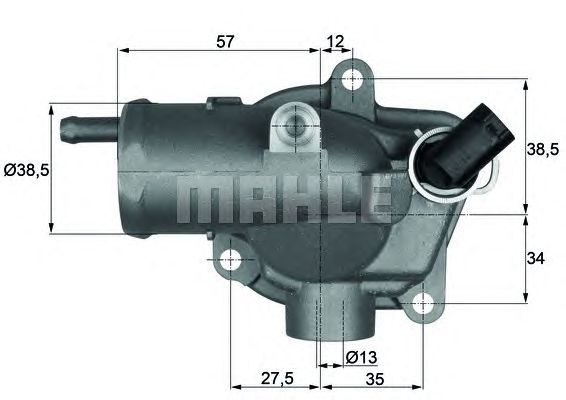 Купить запчасть Mahle - TI2792 Термостат интегрированный MERCEDES-BENZ PKW