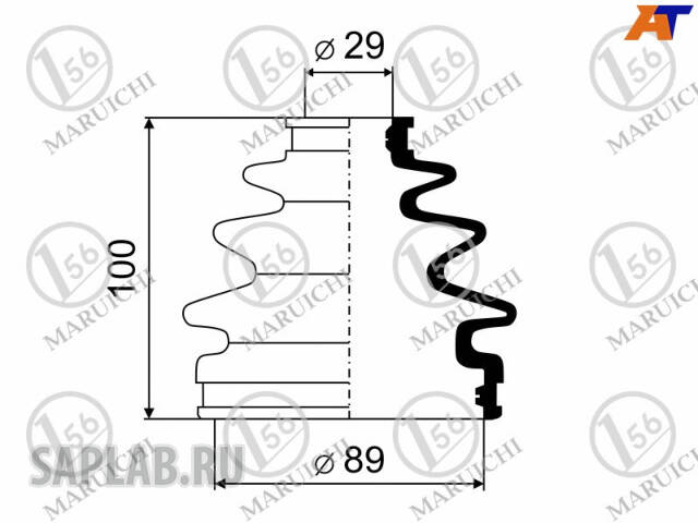 Купить запчасть MARUICHI - 24411 Пыльник ШРУСа FB2151 (25x85x100) TO HiLux,HiAce,TownAce - на все микрики