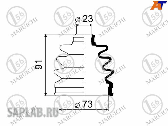 Купить запчасть MARUICHI - 53411 Пыльник ШРУСа внешнего /23*73*91/ Mazda BG5P,BG5S,BG6P,BF5P,BF5W,BFMS,BFSP,BG5PE,EC5SA,BFMSF,B11,KB11,WB11,PN12,RPN1,HN12,FK10,VB11,VHB11,AA2,AP2,AA4,AG4,BC3,BF3,BC5,BF5,BFA,BG5,BD5,BG9,KA6,KA8,KS3,KS4,KV3,KV4,E32A,E11A,E12A,D05W,D02W,C11A,C12A,C12V,A15