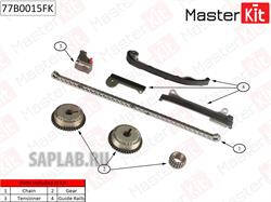 Купить запчасть MasterKit - 77B0015FK Комплект цепи ГРМ NISSAN Almera/Tino 1.5i-1.8i 16V QG15/QG18DE 00 77B0015FK