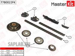 Купить запчасть MasterKit - 77B0022FK Комплект цепи ГРМ NISSAN Micra II 1.0 i 16V CG10DE/CGA3DE 92-02 77B0022FK