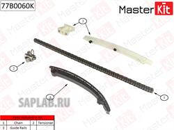 Купить запчасть MasterKit - 77B0060K Комплект цепи ГРМ OPEL Astra H 1.4 04- без звездочек 77B0060K