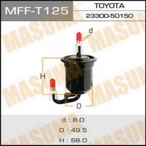 Купить запчасть Masuma - MFFT125 Фильтр топливный LAND CRUISER, GRJ200, URJ20#, UZJ200, VDJ200