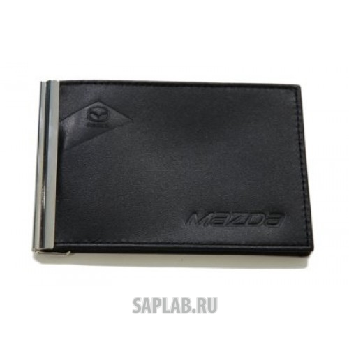 Купить запчасть MAZDA - 830077549 Зажим для банкнот из гладкой кожи Mazda Smoot Leather Money Clip, Black, артикул 830077549