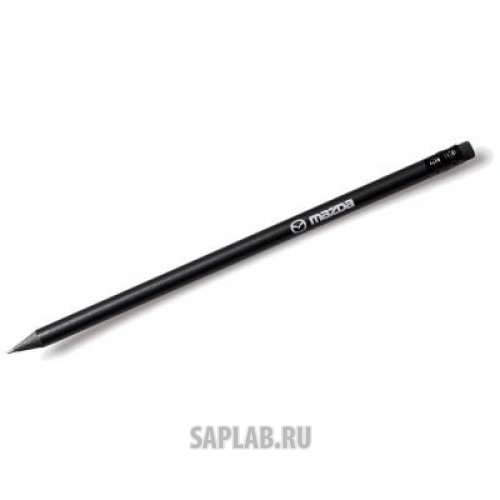 Купить запчасть MAZDA - 830077779 Карандаш со стеркой Mazda Logo Pencil, Black