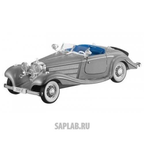 Купить запчасть MERCEDES - B66040624 Модель Mercedes-Benz 500 K Special Roadster, W29, 1934, Silver, Scale 1:18, артикул B66040624