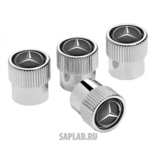 Купить запчасть MERCEDES - B66472002 Колпачки для ниппелей Mercedes-Benz Dust Caps Black, артикул B66472002