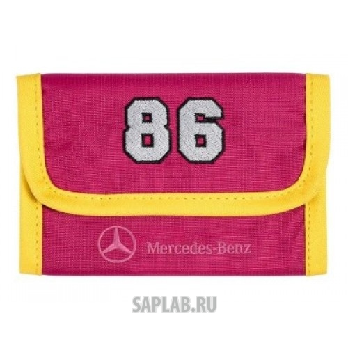 Купить запчасть MERCEDES - B66952836 Детский кошелек Mercedes-Benz Wallet, Kids, Pink-Yellow, артикул B66952836