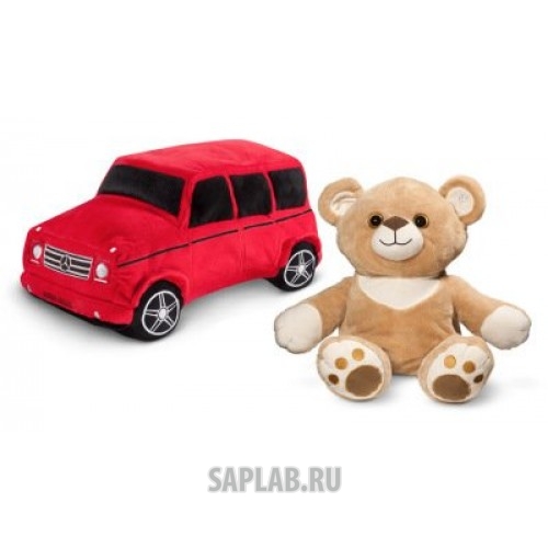 Купить запчасть MERCEDES - B66952860 Мягкая игрушка Mercedes-Benz Double Side Plus Toy Bear - G Class, артикул B66952860