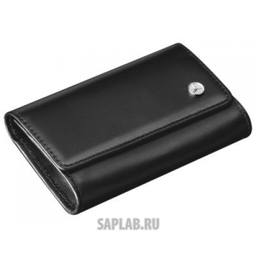 Купить запчасть MERCEDES - B66952883 Кожаный футляр для ключей Mercedes-Benz Key Wallet, Business, Black, артикул B66952883