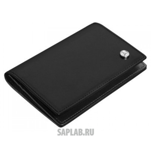 Купить запчасть MERCEDES - B66952884 Кожаная визитница Mercedes-Benz Business Card Leather Wallet, Black, артикул B66952884