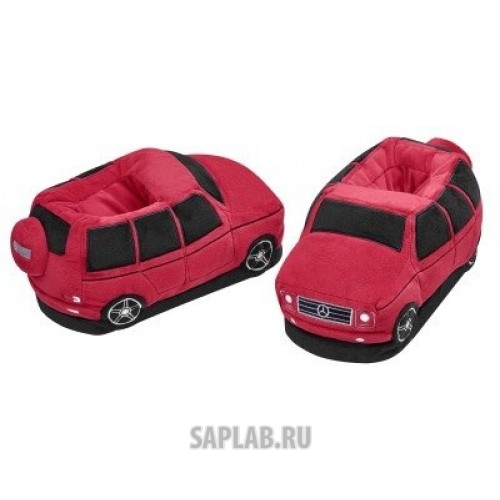 Купить запчасть MERCEDES - B66953257 Плюшевые тапочки Mercedes-Benz Plush Slippers, Red