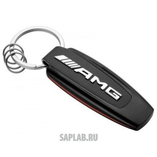 Купить запчасть MERCEDES - B66953338 Брелок Mercedes-Benz Key Ring, AMG, Black/Silver/Red