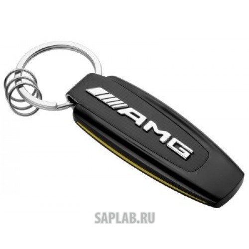 Купить запчасть MERCEDES - B66953339 Брелок Mercedes-Benz Key Ring, AMG GT, Black/Silver/Yellow