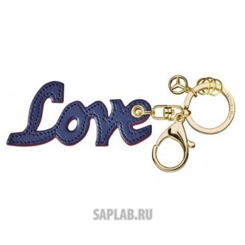 Купить запчасть MERCEDES - B66953619 Брелок Mercedes Love Key ring, Blue / Red