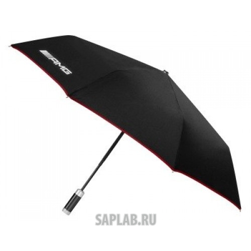 Купить запчасть MERCEDES - B66953676 Складной зонт Mercedes-Benz AMG Compact Umbrella, Black