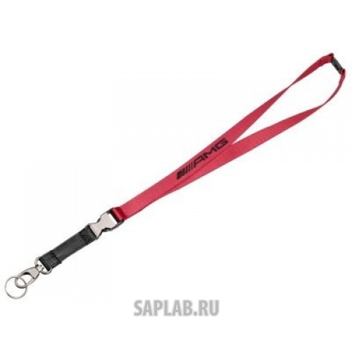 Купить запчасть MERCEDES - B66953852 Лента с карабином для ключей Mercedes-AMG Lanyard, Red Black, артикул B66953852