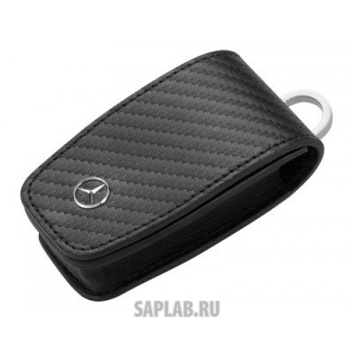 Купить запчасть MERCEDES - B66958411 Кожаный футляр для ключей Mercedes-Benz Key Wallet, Gen. 6, Carbon Look