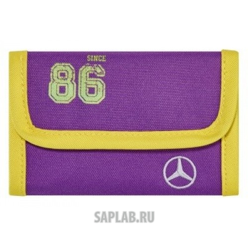 Купить запчасть MERCEDES - B66958429 Детский кошелек Mercedes-Benz Wallet, Kids, Purple Lemon