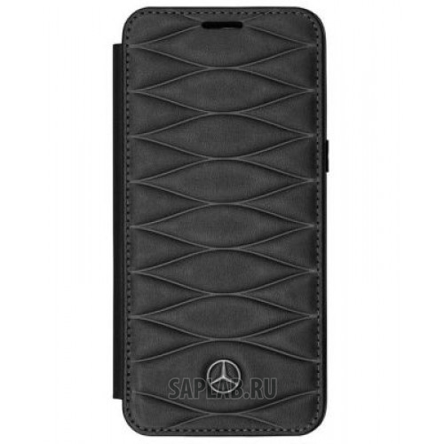 Купить запчасть MERCEDES - B66958606 Кожаный чехол-книжка для Samsung Galaxy S8 Mercedes Cover, Booktype, Black