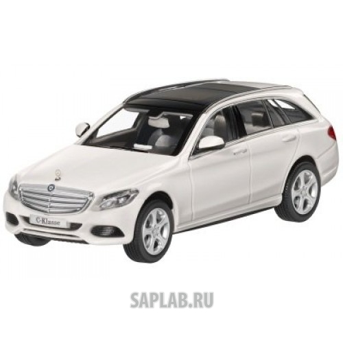 Купить запчасть MERCEDES - B66960252 Модель автомобиля Mercedes C-Class Estate, Exclusive, Scale 1:43, Designo Diamond White Bright