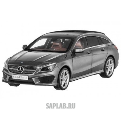 Купить запчасть MERCEDES - B66960351 Модель Mercedes-Benz CLA, Shooting Brake (X117), Mountain Grey Metallic, 1:18 Scale, артикул B66960351