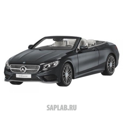 Купить запчасть MERCEDES - B66960354 Модель Mercedes-Benz S-Class Cabriolet, Magnetite Black Metallic, 1:18 Scale, артикул B66960354