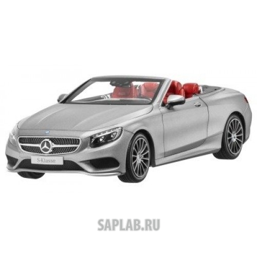 Купить запчасть MERCEDES - B66960355 Модель Mercedes-Benz S-Class Cabriolet, Designo Allanite Grey Matt, 1:18 Scale, артикул B66960355