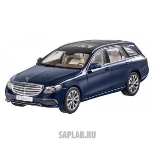 Купить запчасть MERCEDES - B66960383 Модель Mercedes-Benz E-Class, Estate, Exclusive, Cavansite Blue, 1:18 Scale