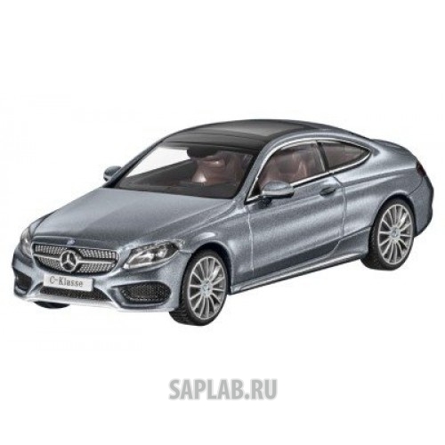 Купить запчасть MERCEDES - B66960530 Модель Mercedes-Benz C-Class Coupe (C205), Scale 1:43, Selenite Grey Metallic, артикул B66960530