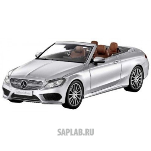 Купить запчасть MERCEDES - B66960612 Модель Mercedes-Benz C-Class Cabriolet, Iridium Silver, Scale 1:18, артикул B66960612