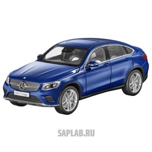 Купить запчасть MERCEDES - B66960805 Модель Mercedes-Benz GLC Coupé, Brilliant Blue, 1:18 Scale, артикул B66960805