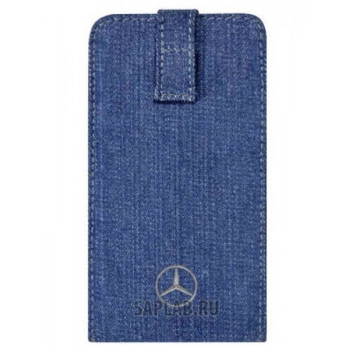 Купить запчасть MERCEDES - B67871662 Чехол для смартфона Mercedes-Benz Smartphone Sleeve Trucker, Jeans Blue