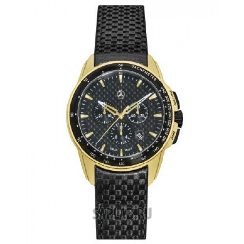 Купить запчасть MERCEDES - B67997328 Мужские наручные часы Mercedes-Benz Men’s Motorsport Chronograph Watch, Gold Edition