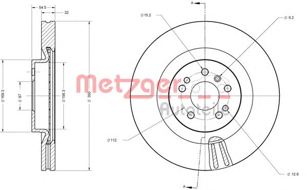 Купить запчасть METZGER - 6110635 
