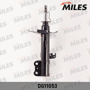 Купить запчасть MILES - DG11053 Амортизатор передний левый (LIFAN SOLANO / TOYOTA COROLLA 02-/ D отверстия под стойку стабилизатора  10 мм) (KYB 334818) DG11053