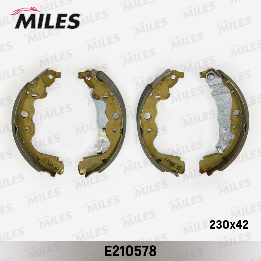 Купить запчасть MILES - E210578 Колодки тормозные барабанные RENAULT LOGAN унив./SANDERO/DUSTER (228x42) (TRW GS8780) E210578