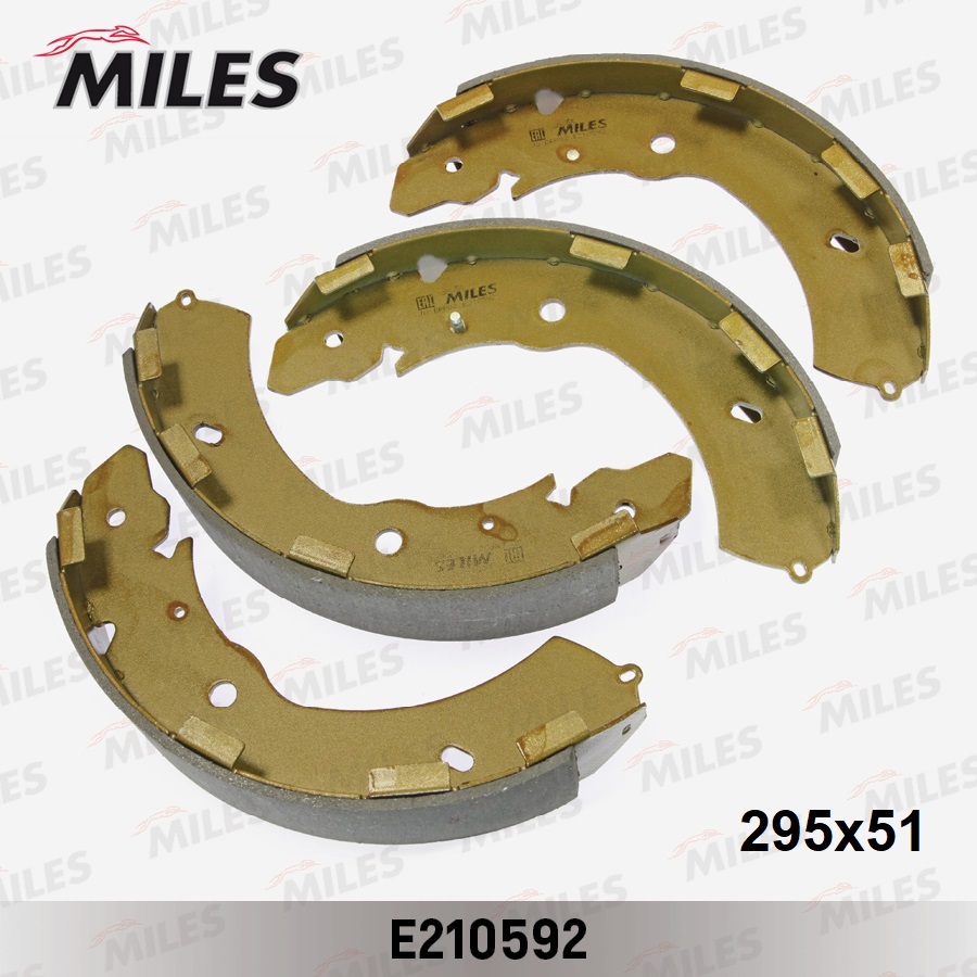 Купить запчасть MILES - E210592 Колодки тормозные барабанные MITSUBISHI L200 05- (TRW GS8768) E210592