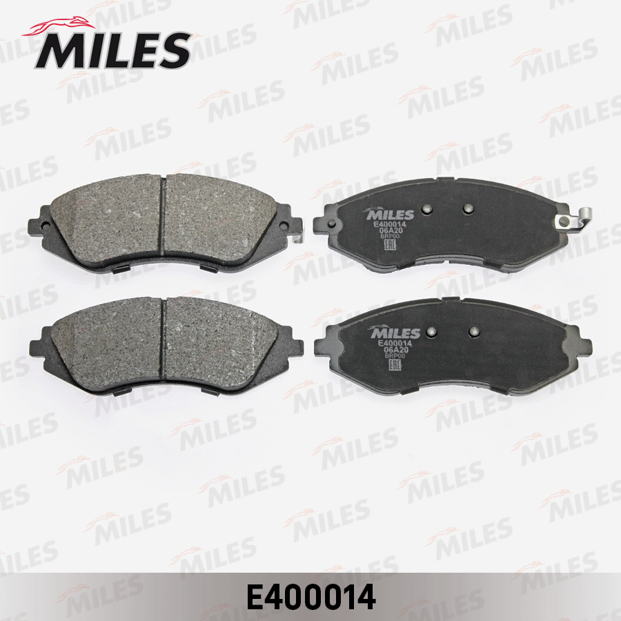 Купить запчасть MILES - E400014 Колодки тормозные передние (без датчика) (Смесь Low-Metallic) CHEVROLET LANOS/LACETTI/REZZO/DAEWOO NEXIA/NUBIRA/LEGANZA (TRW GDB3347) E400014