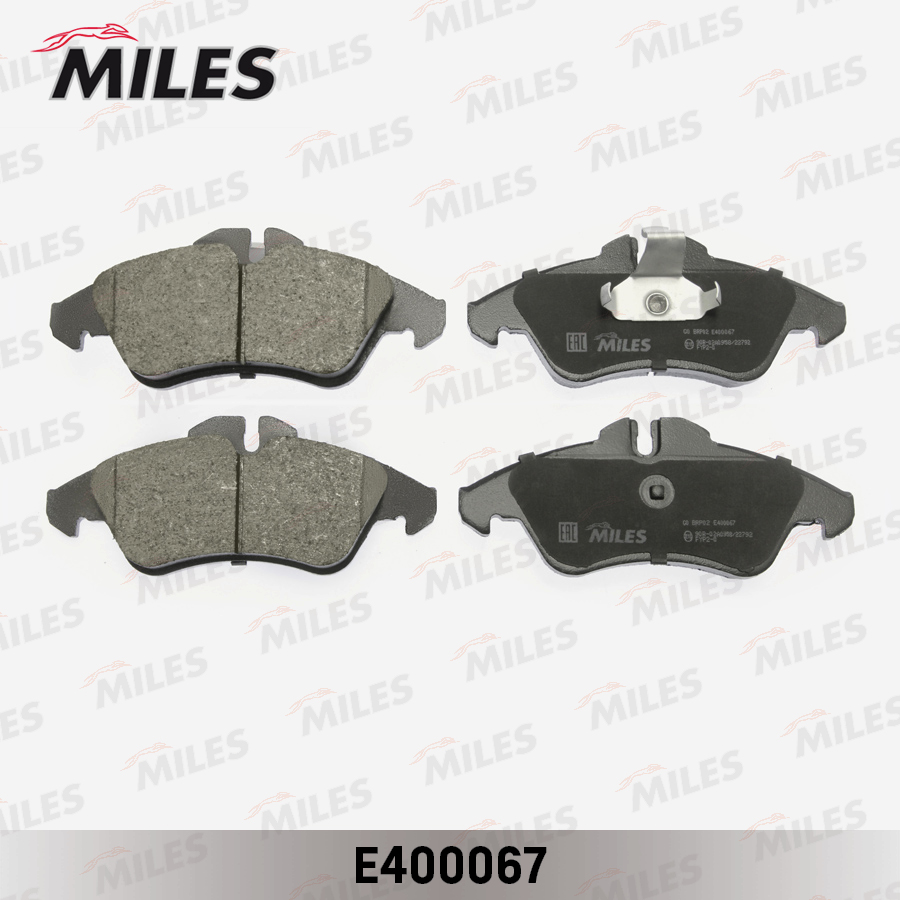 Купить запчасть MILES - E400067 Колодки тормозные передние (без датчика) (Смесь Low-Metallic) MERCEDES SPRINTER (901-904) 9506/VOLKSWAGEN LT 28-46 (TRW GDB1220) E400067