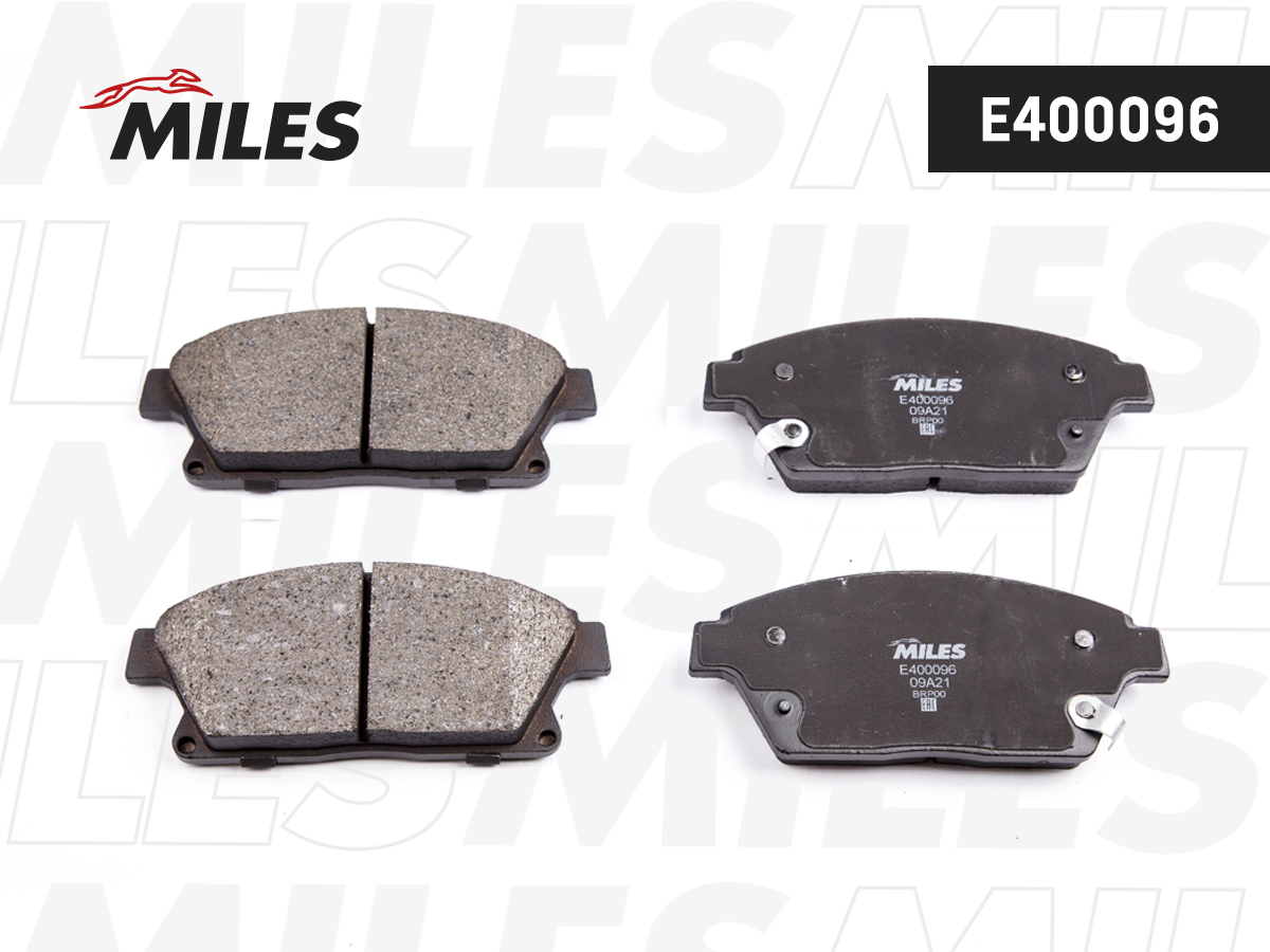 Купить запчасть MILES - E400096 Колодки тормозные передние (без датчика) (Смесь Low-Metallic) (CHEVROLET CRUZE (J300), ORLANDO, OPEL ASTRA J) (TRW GDB1847) E400096