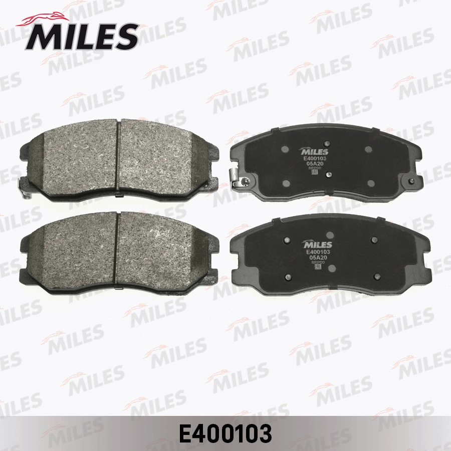 Купить запчасть MILES - E400103 Колодки тормозные передние (без датчика) (Смесь Low-Metallic) CHEVROLET CAPTIVA/OPEL ANTARA 2.0D/2.4/3.2 07- (TRW GDB1715) E400103