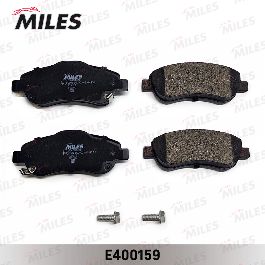 Купить запчасть MILES - E400159 Колодки тормозные передние (Смесь Low-Metallic) HONDA CR-V III 07- (TRW GDB3445) E400159