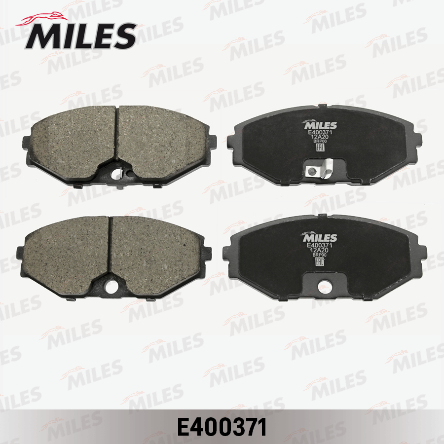 Купить запчасть MILES - E400371 Колодки тормозные передние (без датчика) (Смесь Low-Metallic) NISSAN MAXIMA QX (A33) 2.0-3.0 00- (TRW GDB3273) E400371