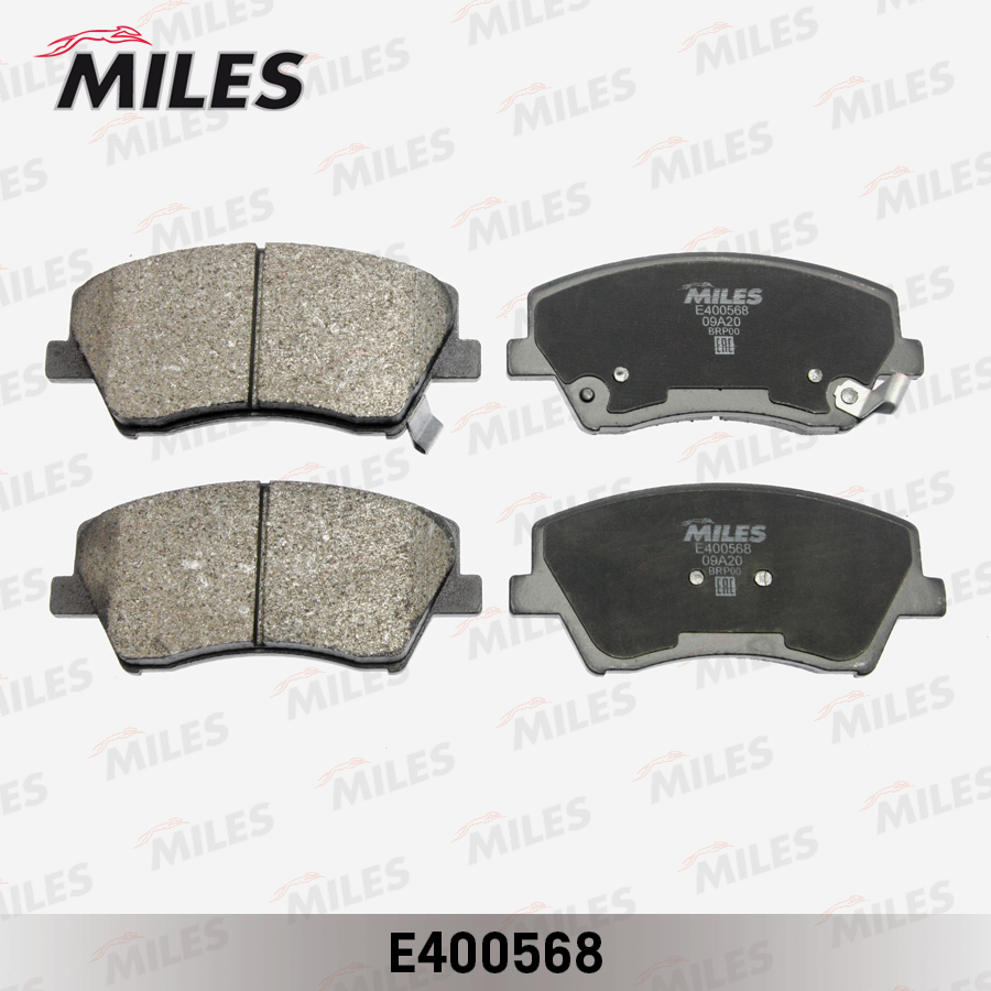 Купить запчасть MILES - E400568 Колодки тормозные передние (Смесь Low-Metallic) HYUNDAI ELANTRA 17- (TRW GDB2203) E400568
