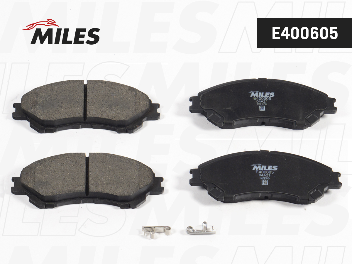 Купить запчасть MILES - E400605 Колодки тормозные передние (Смесь Low-Metallic) SUZUKI SX4 13-/VITARA 15- (TRW GDB3633) E400605